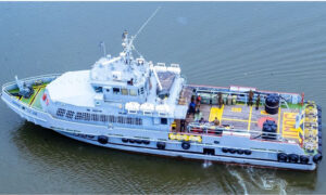 Read more about the article Oceansafe Limited Launches M.V. Marine Courage: Redefining Maritime Security and Crew Transfer in the Nigerian EEZ